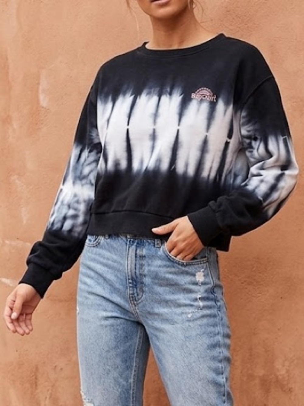 Rip Curl Tie Dye Cropped Sweater